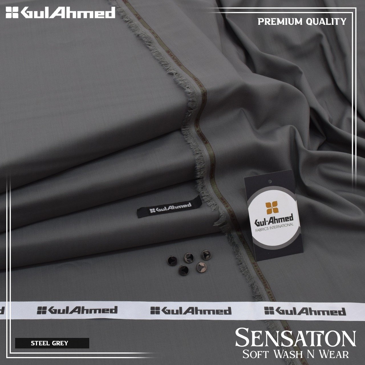 Gul Ahmed Wash & Wear Luxury Men’s Collection - Image 2