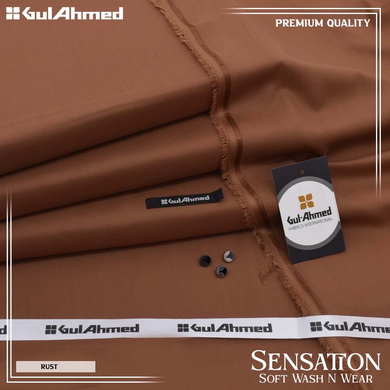 Gul Ahmed Wash & Wear Luxury Men’s Collection
