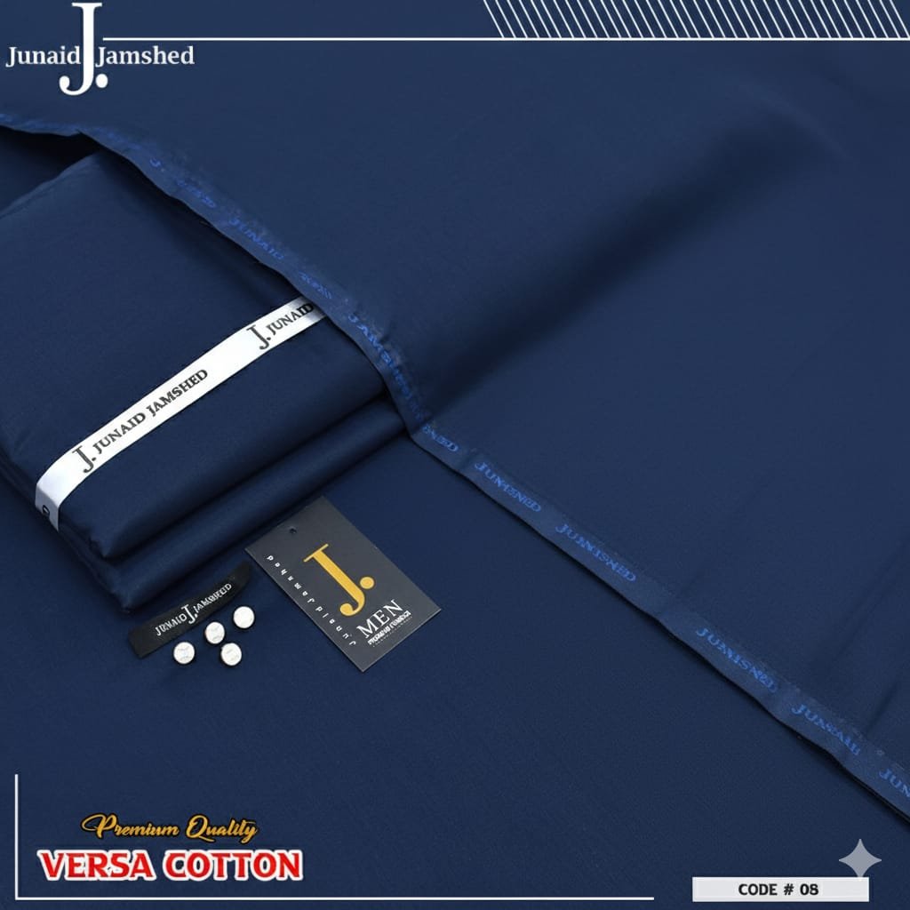 Junaid Jamshed Paper Hard Cotton Luxury Eid Collection – 4.5 Meter Unstitched Suit - Image 10