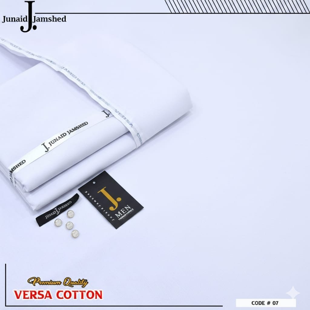 Junaid Jamshed Paper Hard Cotton Luxury Eid Collection – 4.5 Meter Unstitched Suit - Image 8