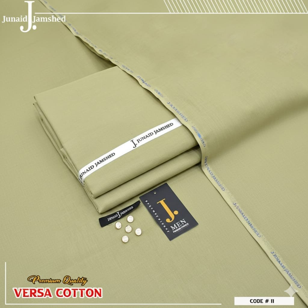 Junaid Jamshed Paper Hard Cotton Luxury Eid Collection – 4.5 Meter Unstitched Suit - Image 2